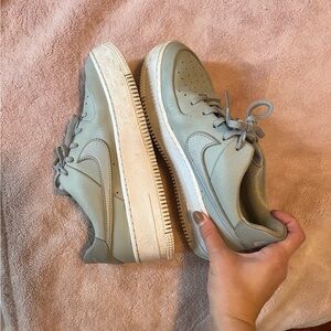 Women nike Air Force grey